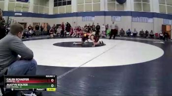 102 lbs Round 2 (4 Team) - Caleb Schaefer, Mater Dei vs Austyn Kolter, East Central