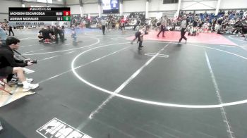 61 lbs 5th Place - Jackson Escarcega, Manu WC vs Adrian Morales, So Cal Hammers