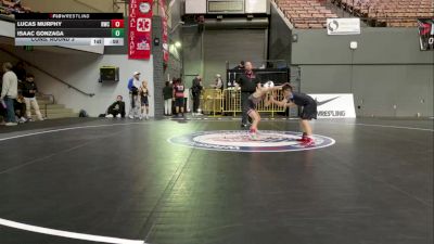 Intermediate Boys - 67 lbs Cons. Round 4 - Lucas Murphy, Reign Wrestling Club vs Isaac Gonzaga