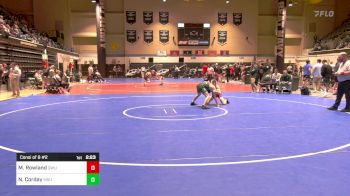 125 lbs Consi Of 8 #2 - Matthew Rowland, Gardner-Webb vs Nick Corday, Michigan State