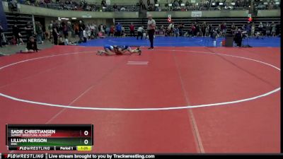 90 lbs Round 2 - Lillian Nerison, DWC vs Sadie Christiansen, Summit Wrestling Academy