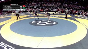 D1-106 lbs Semifinal - Sam Adams, Mass. Perry vs D.J. Otero, Lorain