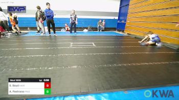 46 lbs Round Of 16 - Silas Boyd, Harrah Little League Wrestling vs Arturo Pastrana, Prague