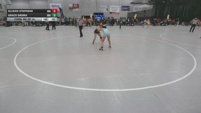 130 lbs Cons. Rd Of 16 - Ellexis Stephens, Ace Wrestling Academy vs Grace Sierra, Denver Wrestling Academy