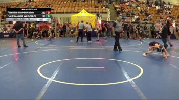 76 lbs Cons. Semi - Alexander Wilson C2, Lake Wrestling Club vs Ryder Simpson NW1, Ascent Wrestling Club