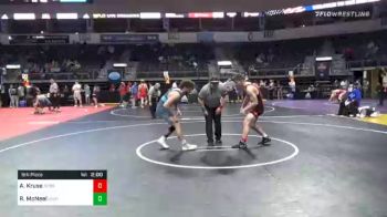 148 lbs 5th Place - Adam Kruse, Nebraska Wrestling Academy vs Ryan McNeel, Unattached