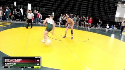 174 lbs Cons. Round 4 - Josh Coon, Adams State vs Thomas Tolbert, New Mexico Highlands