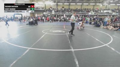 157 lbs Consi Of 16 #2 - Tucker Watson, Bedford vs Cody Bubier, Marshwood