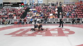 165 lbs 5th Place Match - Ford Bowman, Providence Academy vs Alex Asack, Pope Saint John Paul II Preparatory School