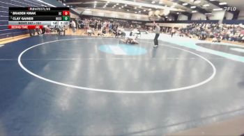 157 lbs Quarterfinal - Braden Kmak, Ursinus vs Clay Gainer, Messiah