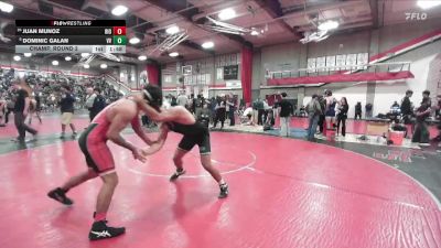 165 lbs Champ. Round 2 - Juan Munoz, Rio Mesa vs Dominic Galan, Victor Valley