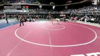 6A 120 lbs 5th Place Match - D`Angelo Zuniga, El Paso Pebble Hills vs Santiago Garcia Contreras, Katy