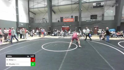 165 lbs Semifinal - Hayden Miller, Big Cat Wrestling vs Mason Stucky, Cornerstone Mat Club