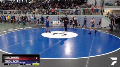 135 lbs Round 3 - Tristan Buyse, Chugach Eagles Wrestling Club vs Colby Roberts, Kodiak Wrestling Club