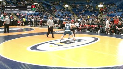 190 lbs Semis & 1st Wrestleback (8 Team) - Elijah Smith, Chatham (Glenwood) vs Foley Calcagno, Elmhurst (IC Catholic)