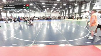 112 lbs Rr Rnd 1 - Dylan Frechett, TDWC Maniacs Grey - MS vs Presley Green, Hammers - MS