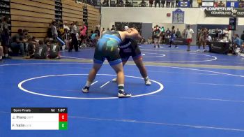 285 lbs Semifinal - Jesus Riano, Coffee High School vs Francisco Valle, Level Up