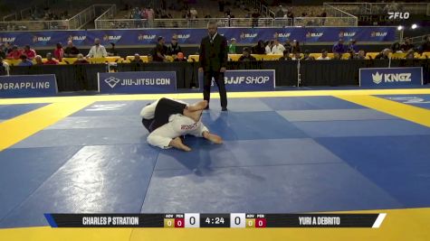 YURI A DEBRITO vs CHARLES P STRATION 2026 Pan Jiu Jitsu IBJJF Championship
