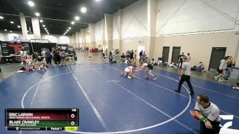 150 lbs Semifinal - Eric Larwin, Bend Senior High School Wrestl vs Blake Crawley, Canyon View Falcons