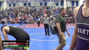 165 lbs Cons. Round 4 - Michael Clifford, PAULDING vs Michael Holtsberry, SWANTON