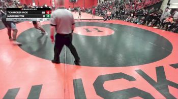 215 lbs Champ. Round 1 - Jason Halton, Belleville (EAST) vs Chandler Jack, Machesney Park (HARLEM)