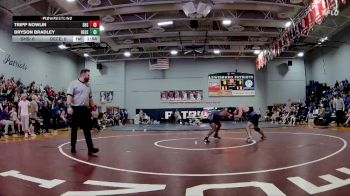 150 lbs Semis & 1st Wb (8 Team) - Bryson Bradley, Desoto Central vs Tripp Nowlin, Saltillo High School