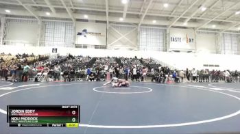 128 lbs Cons. Round 5 - Jordin Eddy, WRCL Wrestling Club vs Noli Paddock, WRCL Wrestling Club