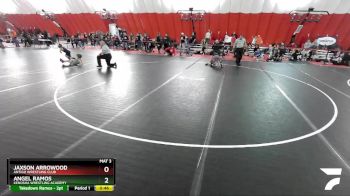 50-51 lbs Round 3 - Jaxson Arrowood, Antigo Wrestling Club vs Angel Ramos, Kenosha Wrestling Academy