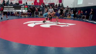 165 lbs 3rd Place Match - Axton Flemens, Mark Morris vs Jude Sanchez, North Thurston