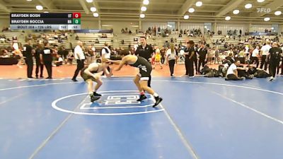 126 lbs Consi Of 4 - Brayden Bosh, UT vs Brayden Boccia, MA
