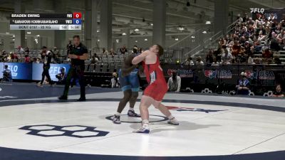 92 kg Champ. Rd Of 32 - Braden Ewing, Flames Wrestling Club vs Garavous Kouekabakilaho, Viking Wrestling Club (IA)