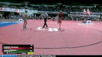 106 lbs Finals (2 Team) - Cooper Coleman, Lafayette vs Aiden Sheesley, Gloucester