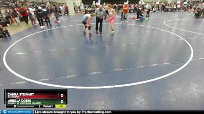 125 lbs Cons. Semi - Ariella Dobin, Toss Em Up Wrestling Academy vs Zahra Stewart, California