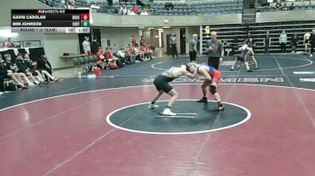 145 lbs Round 1 (4 Team) - Gavin Carolan, Decorah, IA vs Ben Johnson, Centennial, MN