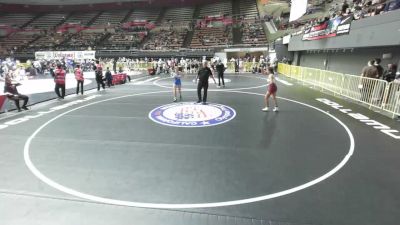 110 lbs Cons. Sub-quarters - Kaiya Rodriguez, Santa Fe High School Wrestling vs Eva Afanasyeva, Ayala High School Wrestling