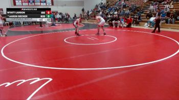 215 lbs 7th Place Match - Aaron Becker, Martin County Red Bulls vs Wyatt Larson, New Richland-H-E-G