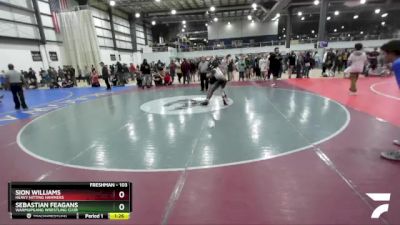 103 lbs Round 3 - Sion Williams, Heavy Hitting Hammers vs Sebastian Feagans, Warmupgang Wrestling Club