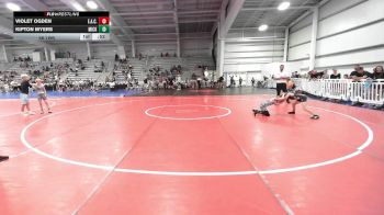 56 lbs Rr Rnd 3 - Violet Ogden, Elite Athletic Club Gold vs Kipton Myers, Micky's Minions White