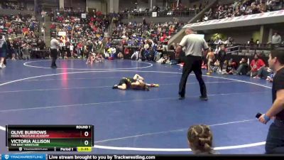 59-64 lbs Round 1 - Olive Burrows, Moen Wrestling Academy vs Victoria Allison, The Best Wrestler