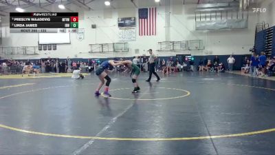 120 lbs Semifinal - Preslyn Waadevig, Mountain View vs Linda James, Ida B Wells