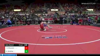 160 lbs Cons. Round 2 - Colton Brusven, Tonganoxie vs Kyle Strother, Santa Fe Trail