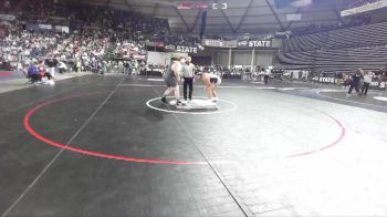 2A 285 lbs Quarterfinal - Daniel Matagi, W. F. West vs Gavin Garner, Kingston