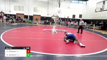 120 lbs Consi Of 8 #1 - Elijah Obisesan, Hall vs Kai Schwartz, Staples