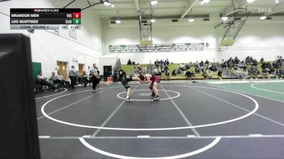 165 lbs Cons. Round 2 - Brandon Men, Victor Valley vs Leo Martinez, East Los Angeles College