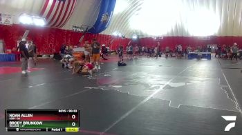 90-93 lbs Round 2 - Noah Allen, Lodi vs Brody Brunkow, WCAABE