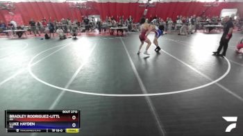 160 lbs Semifinal - Bradley Rodriguez-Little, MN vs Luke Hayden, MO
