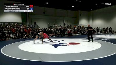 68 lbs 7th Place Match - Kori Campbell, LWC Womens Wrestling Club vs Alexandra Lopez, Menlo Wrestling Club