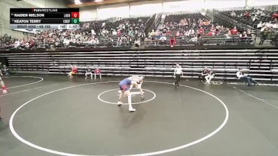 4A 165 lbs Cons. Round 2 - Raiden Nielson, Logan vs Keaton Terry, Crimson Cliffs