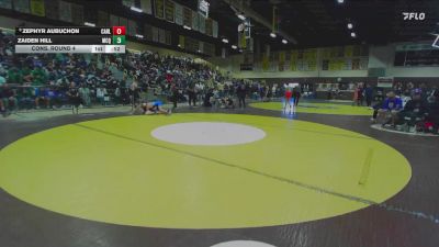 120 lbs Cons. Round 4 - Zephyr Aubuchon, Carlsbad vs Zaiden Hill, McQueen