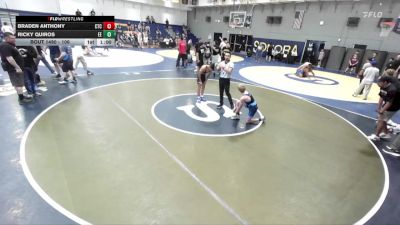106 lbs Cons. Round 2 - Braden Anthony, Costa Training Center vs Ricky Quiros, Eastvale Elite